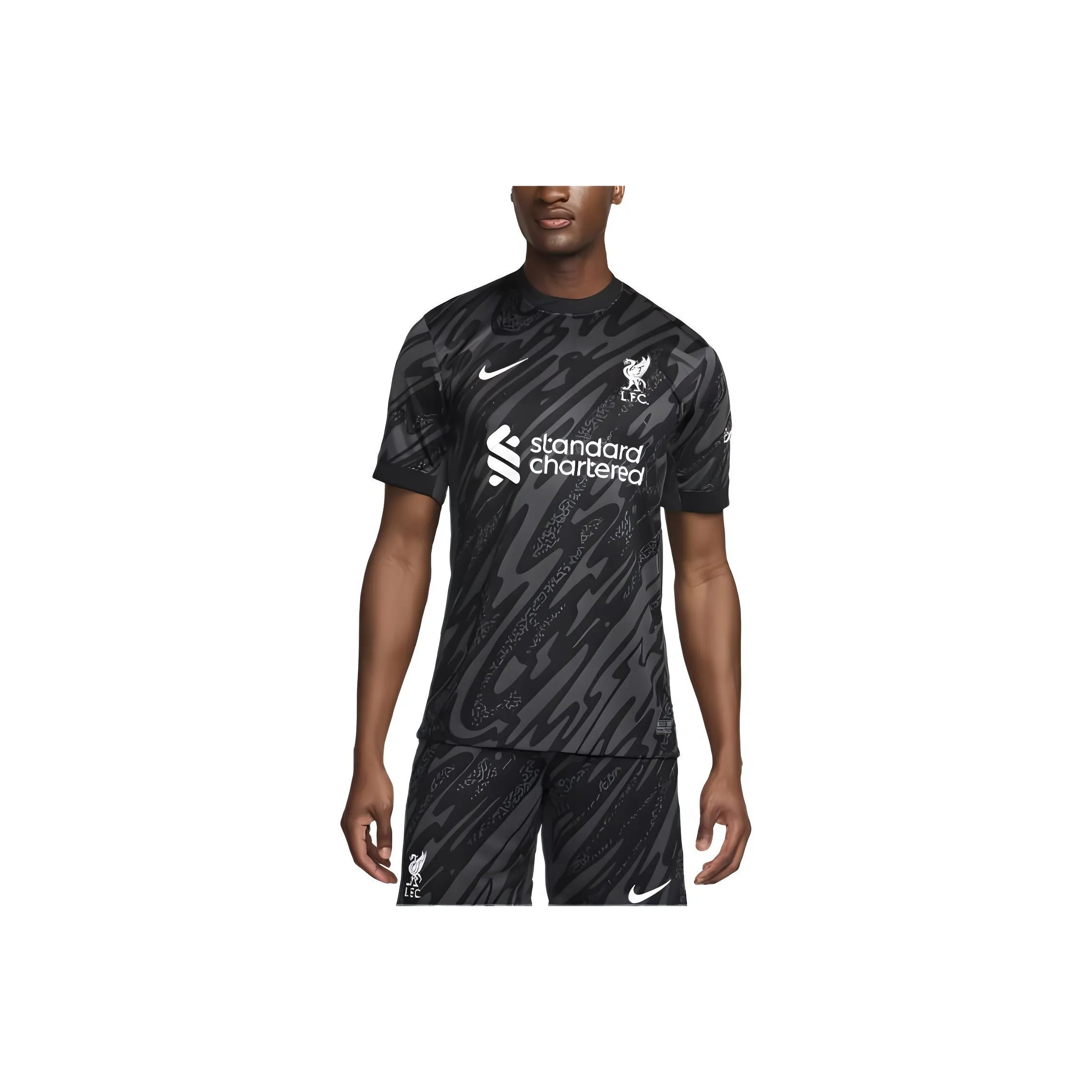 Nike Liverpool Fc Stadium Goalkeeper Men's Nike Dri FIT Soccer Replica Short Sleeve Jersey