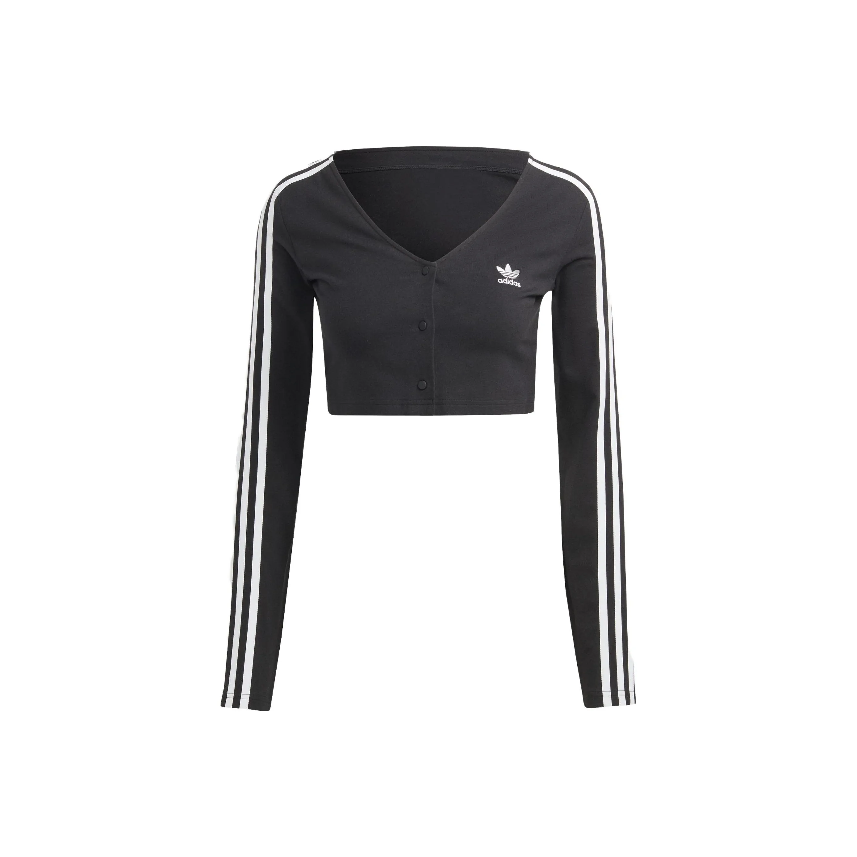Adidas Originals Logo Embroidered Cropped Top