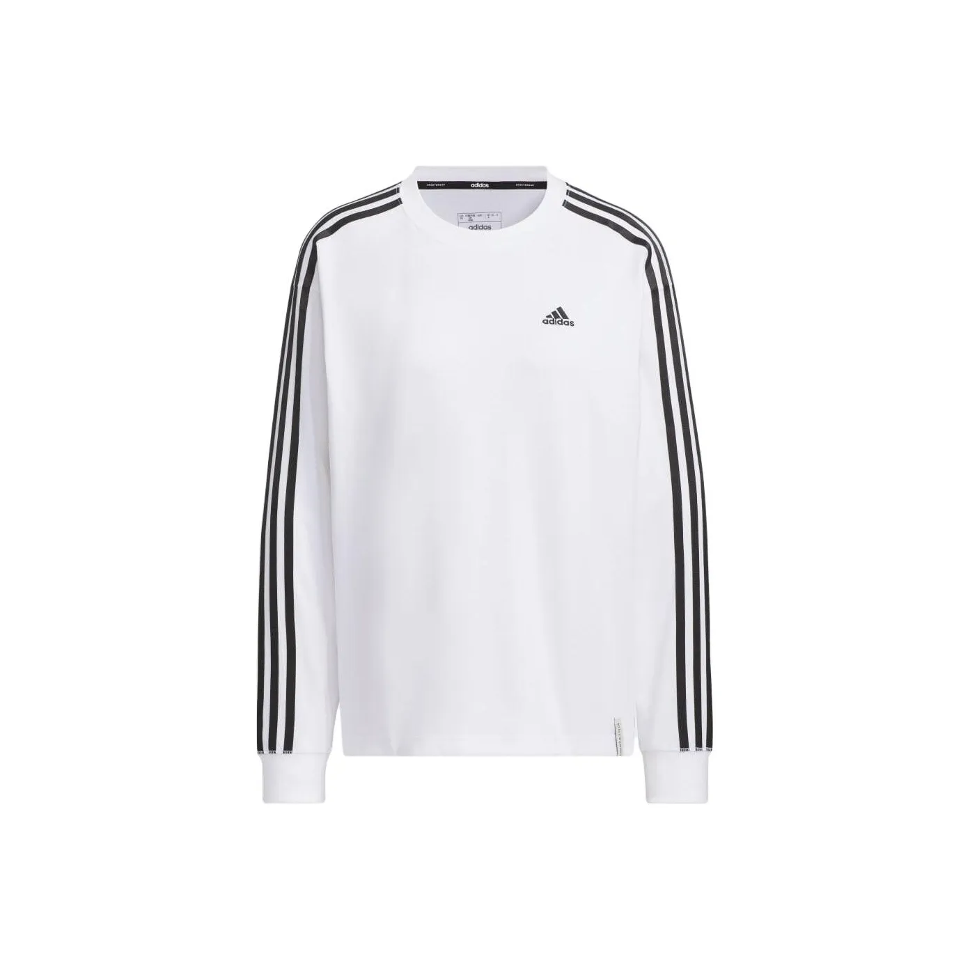 Adidas Drop Shoulder Sleeve T Shirt Women's White
