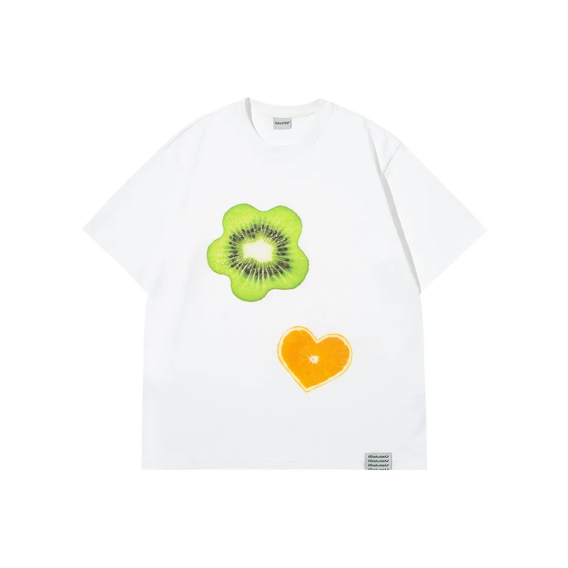 ISaluteU Белая Унисекс Футболка