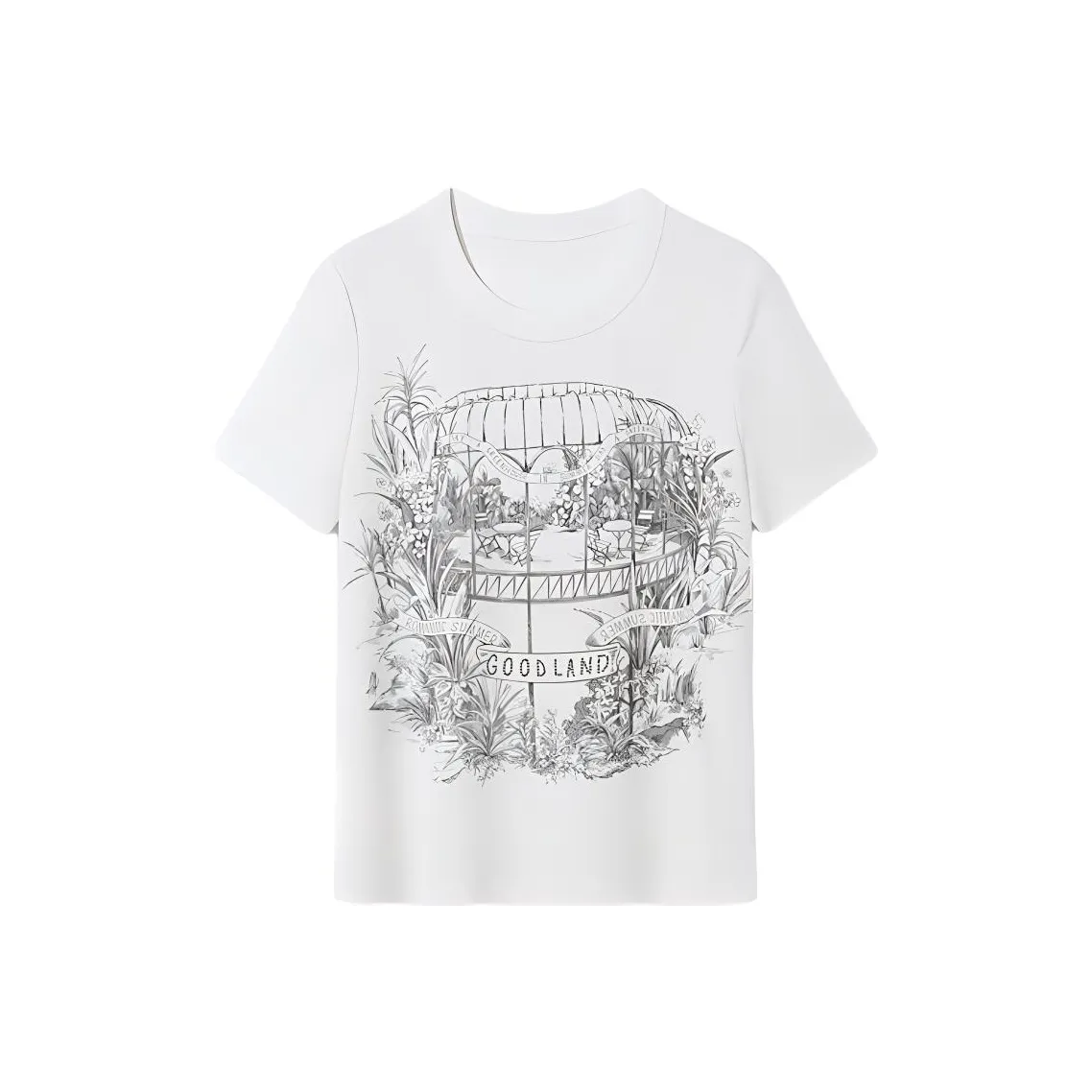 Goodland T-Shirt Женская Черная Белая