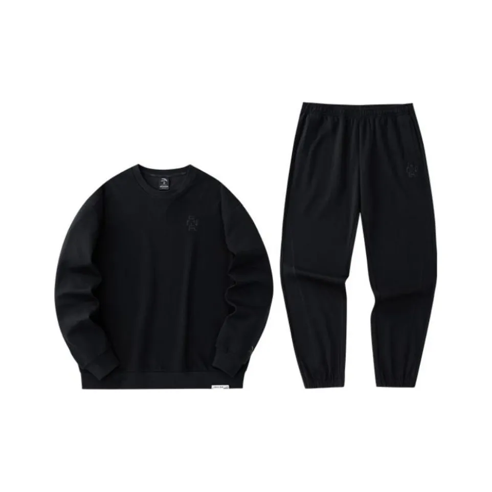 ANTA Комплект толстовки Мужской Основной черный + Основной черный