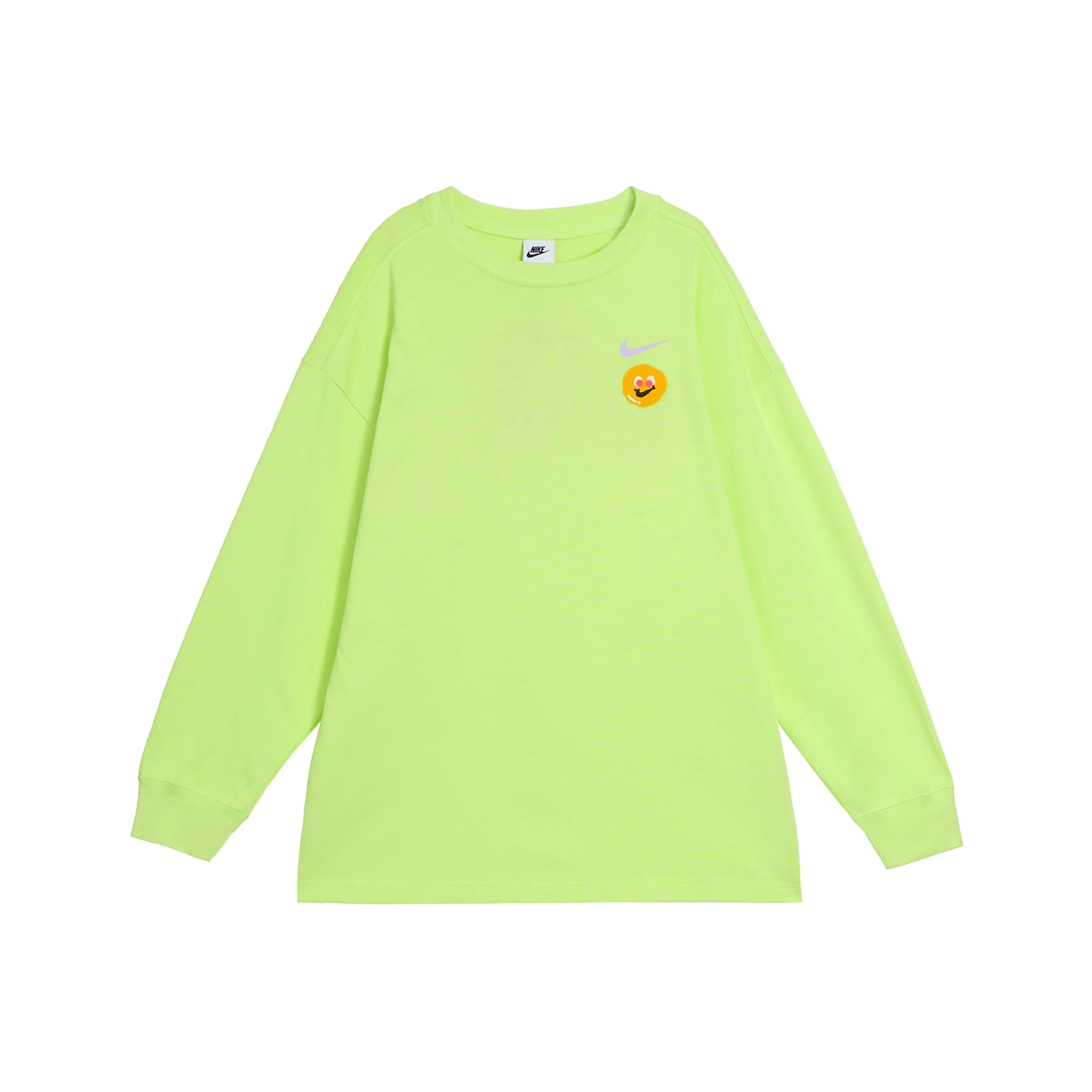 Nike Drop Shoulder Sleeve T Shirt Women's Light Lemon