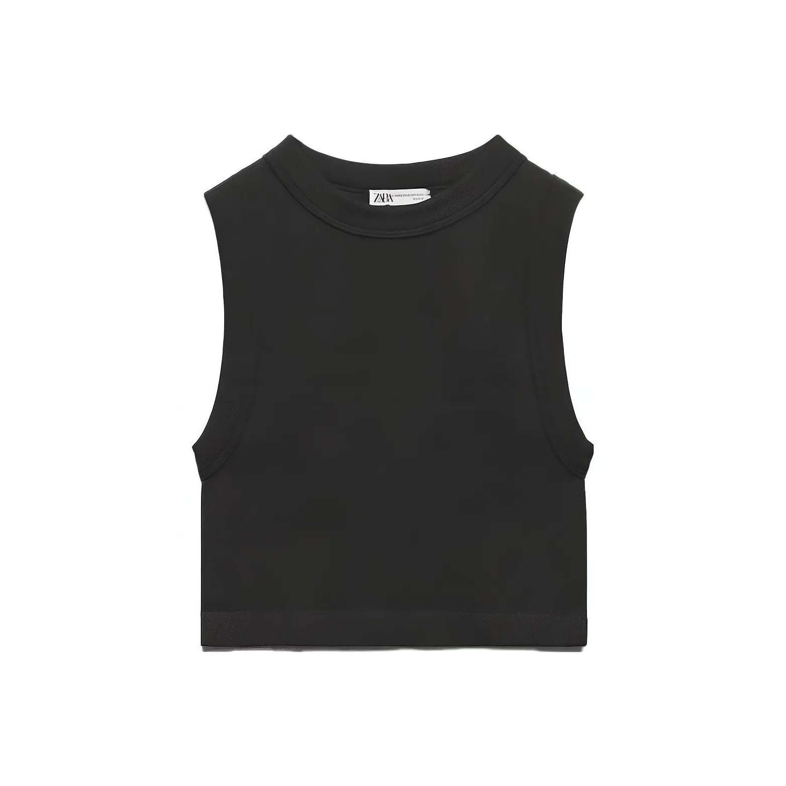 ZARA T Shirt Women's Black