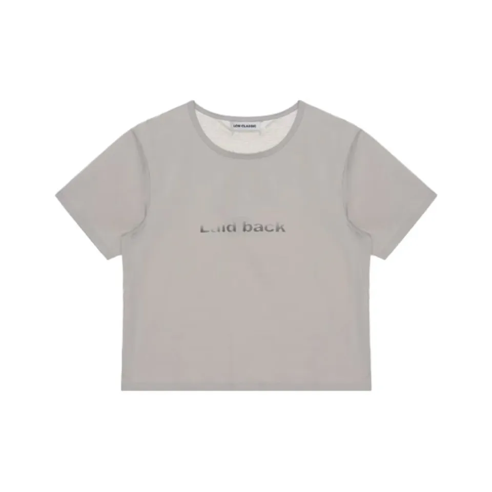 LOW CLASSIC T Shirts Women's Light Gray