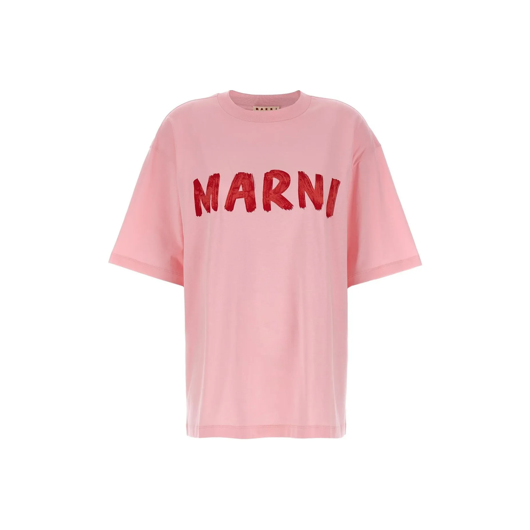 MARNI Logo Printed Crewneck T Shirt