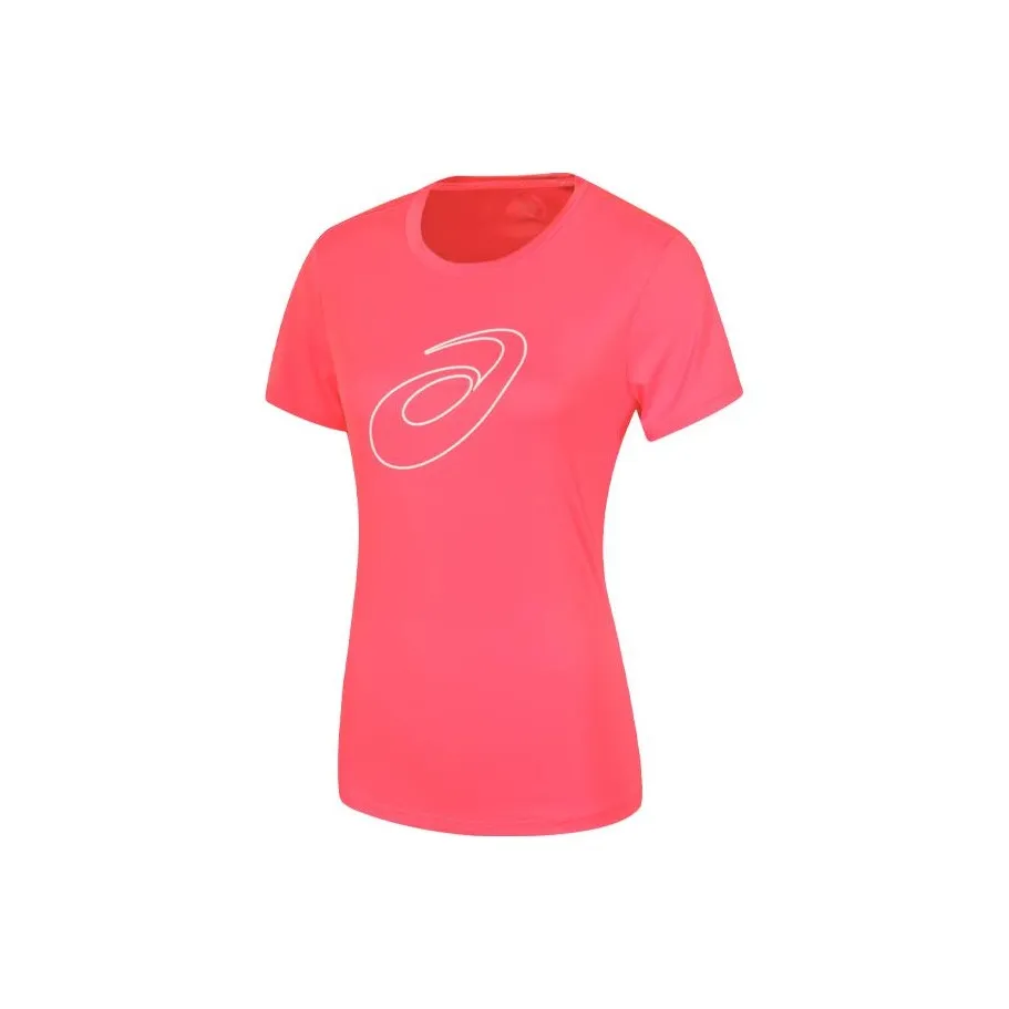 ASICS T-Shirt Женская Неоновый Розовый