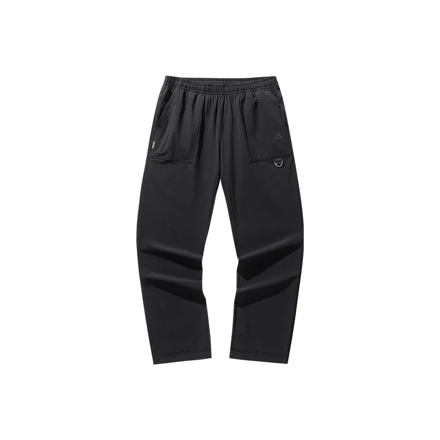 ANTA Outdoor Collection Спортивные брюки Мужские Основной черный