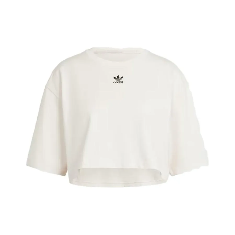 Adidas Originals Essential Drop Shoulder Sleeve T Shirt Women's White