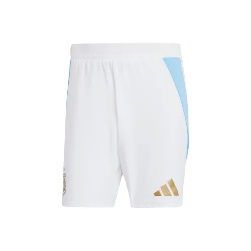Adidas Аргентина Белые и синие Мужские футбольные штаны