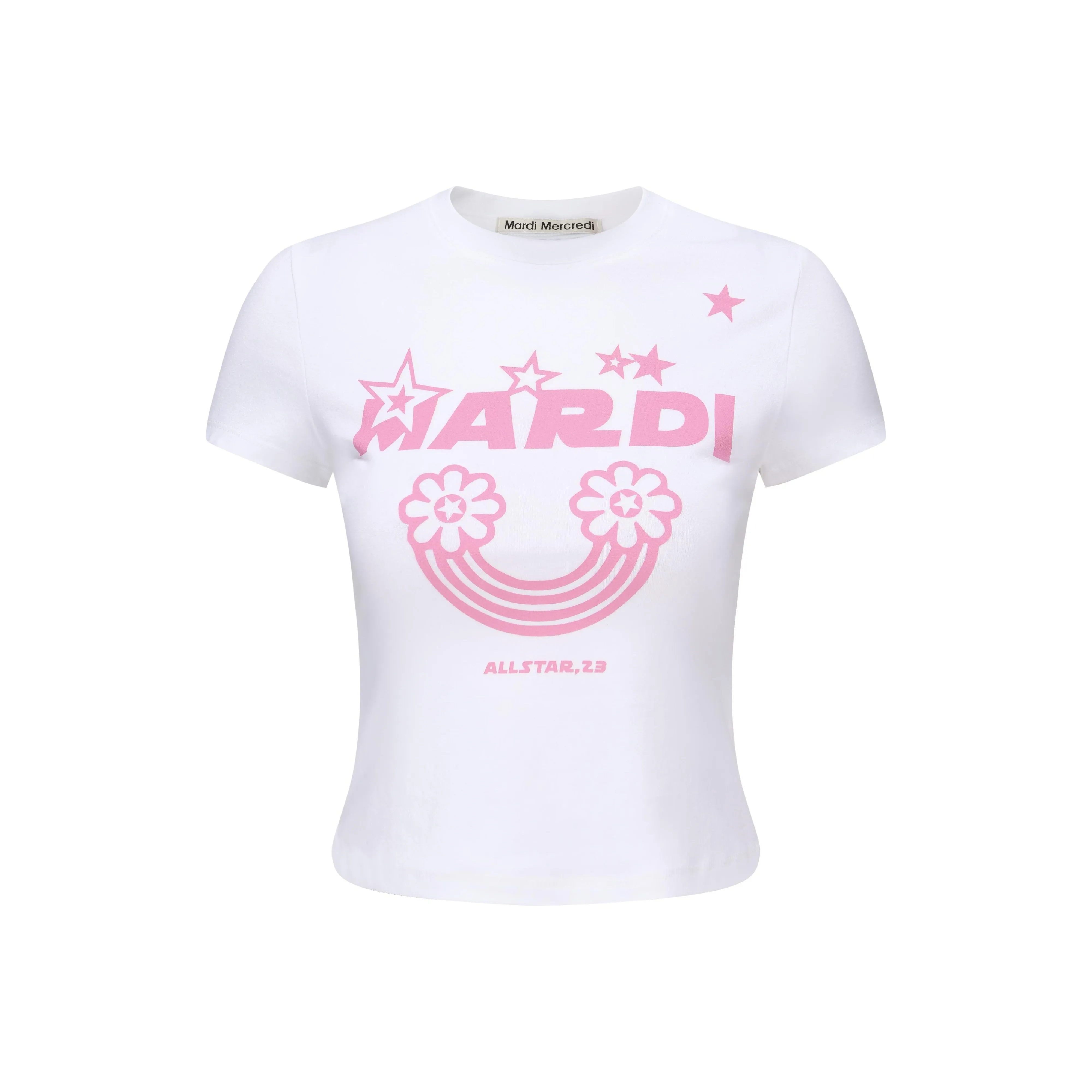 MARDI MERCREDI T-рубашка корейский стиль женская