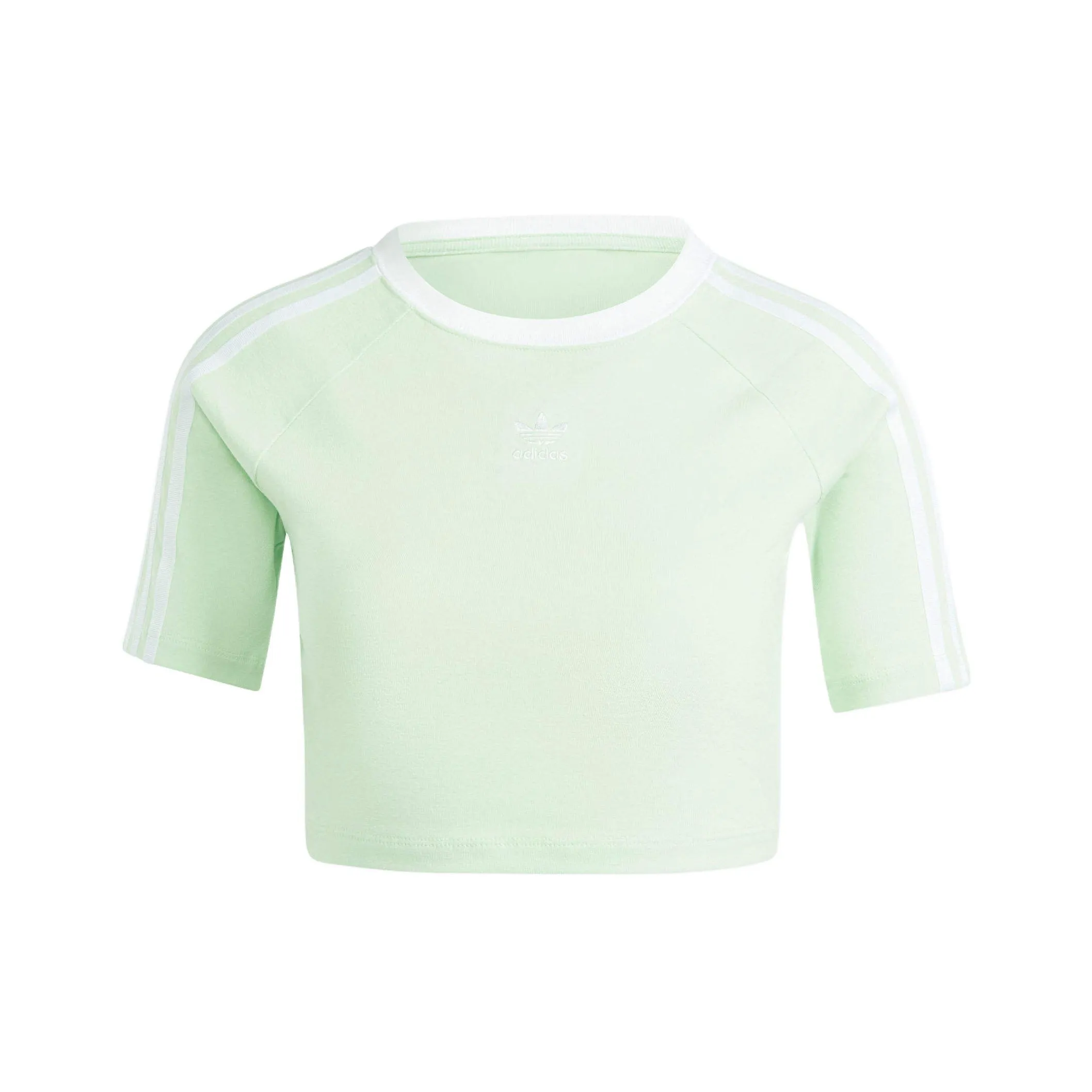 Adidas Originals Рукав реглан T-рубашка Женская Зеленая