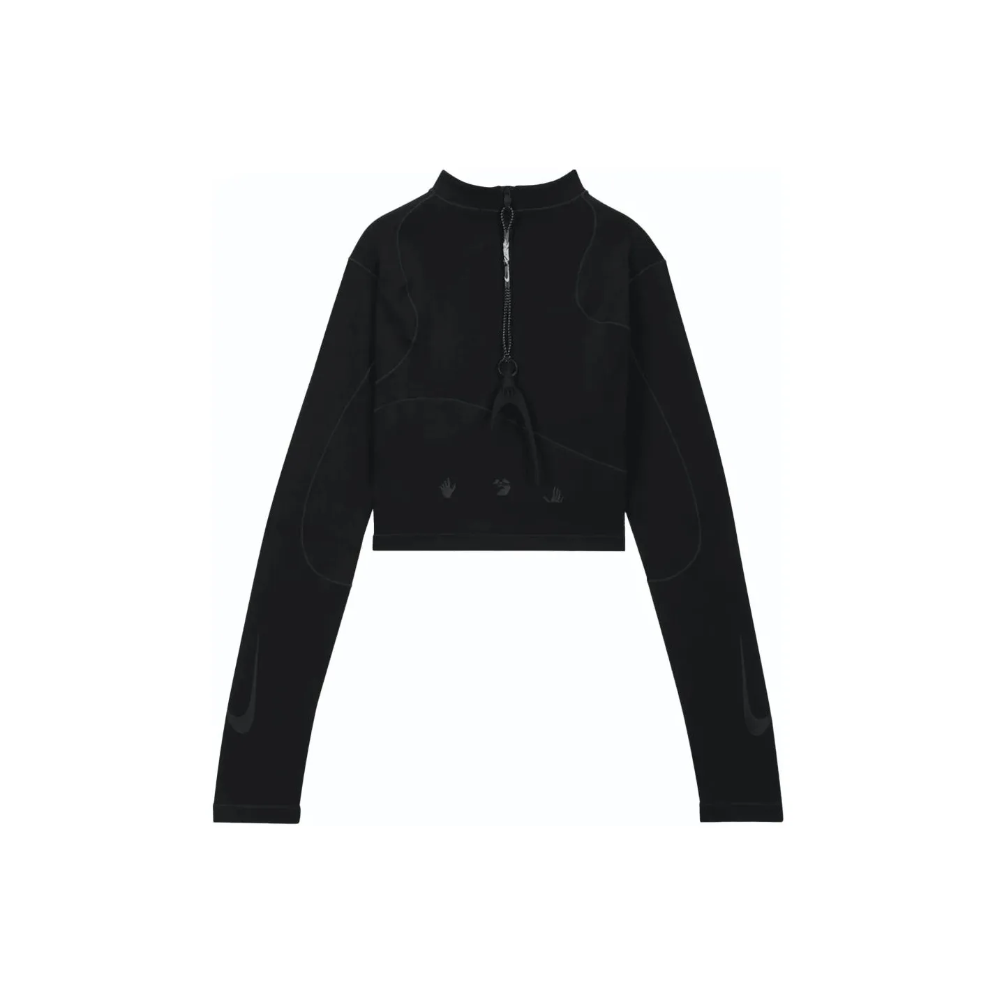 Nike X Off White Women's Long Sleeve Top Black