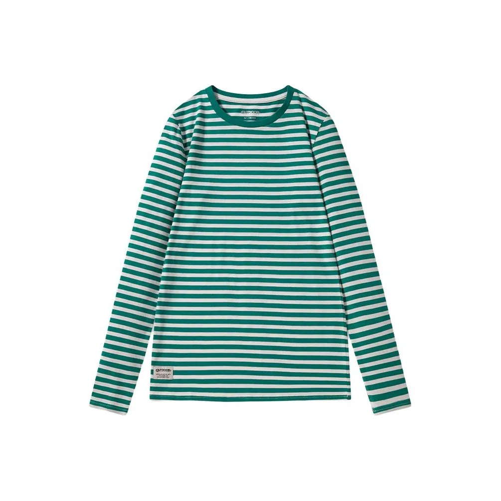OUTDOOR PRODUCTS Drop Shoulder Sleeve T Shirt Women's Dark Forest Green