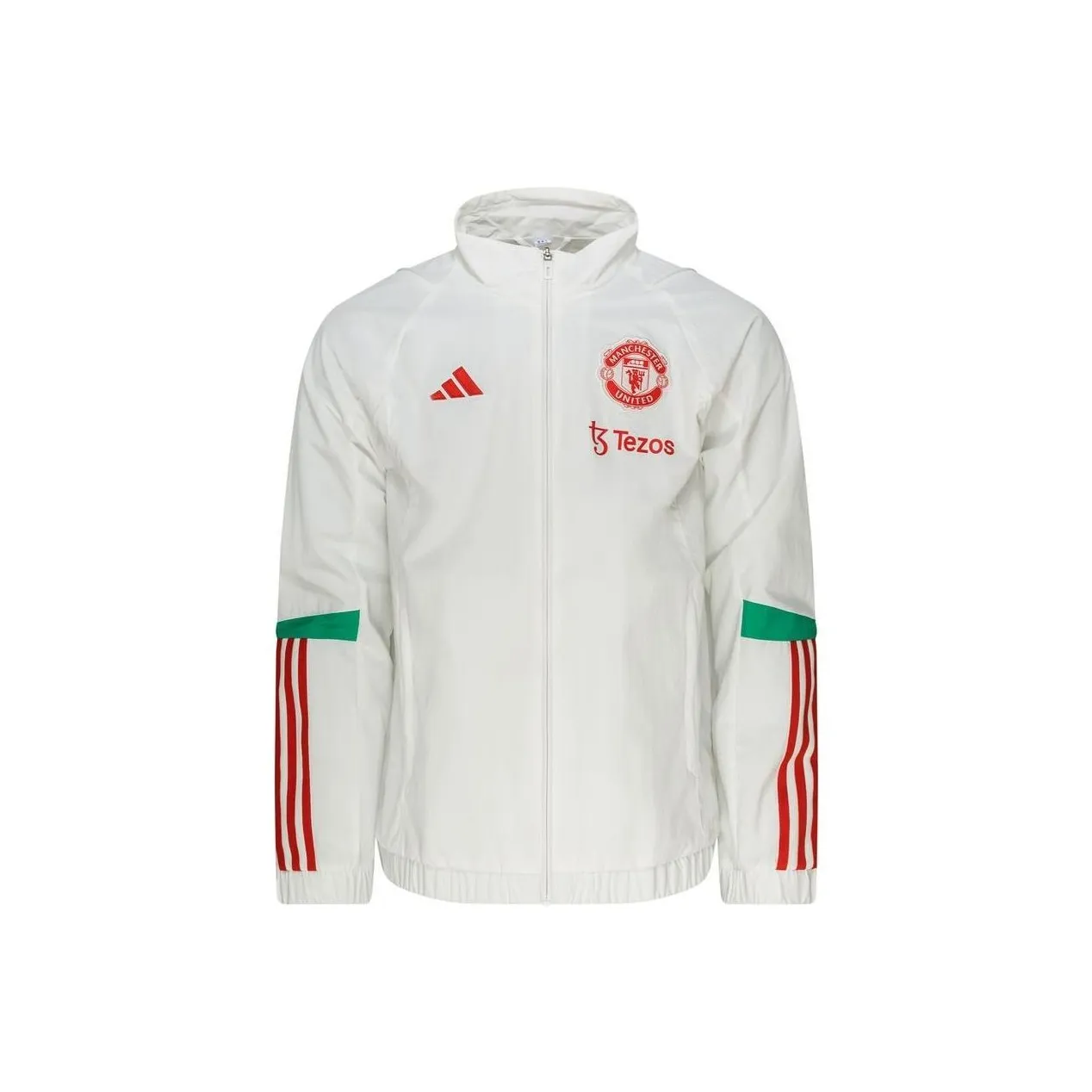 Adidas Manchester United TIRO 23 PRESENTATION Куртка Футбол Джерси Мужской Белый