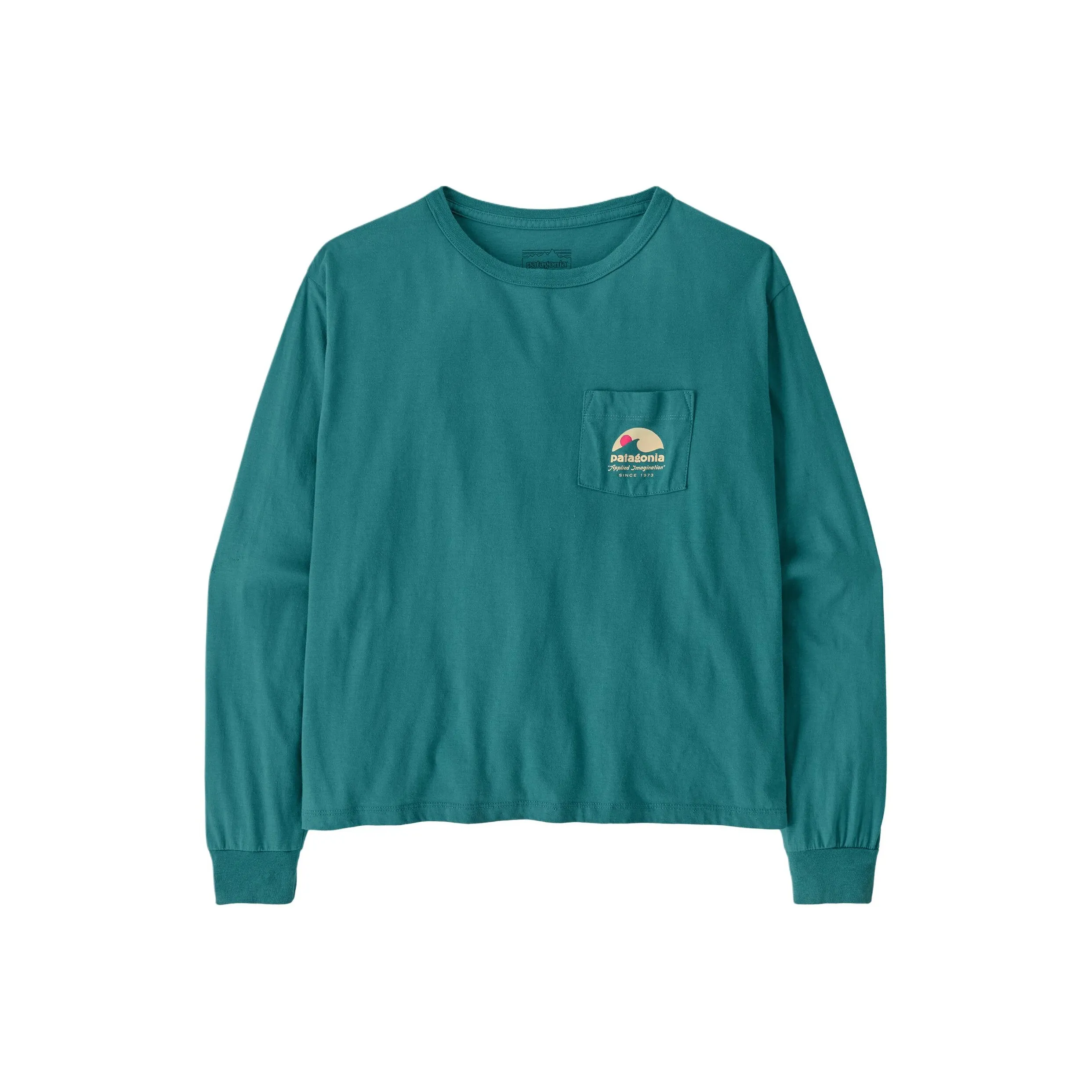 Patagonia Organic Рукав с оборванным плечом T-рубашка Женская