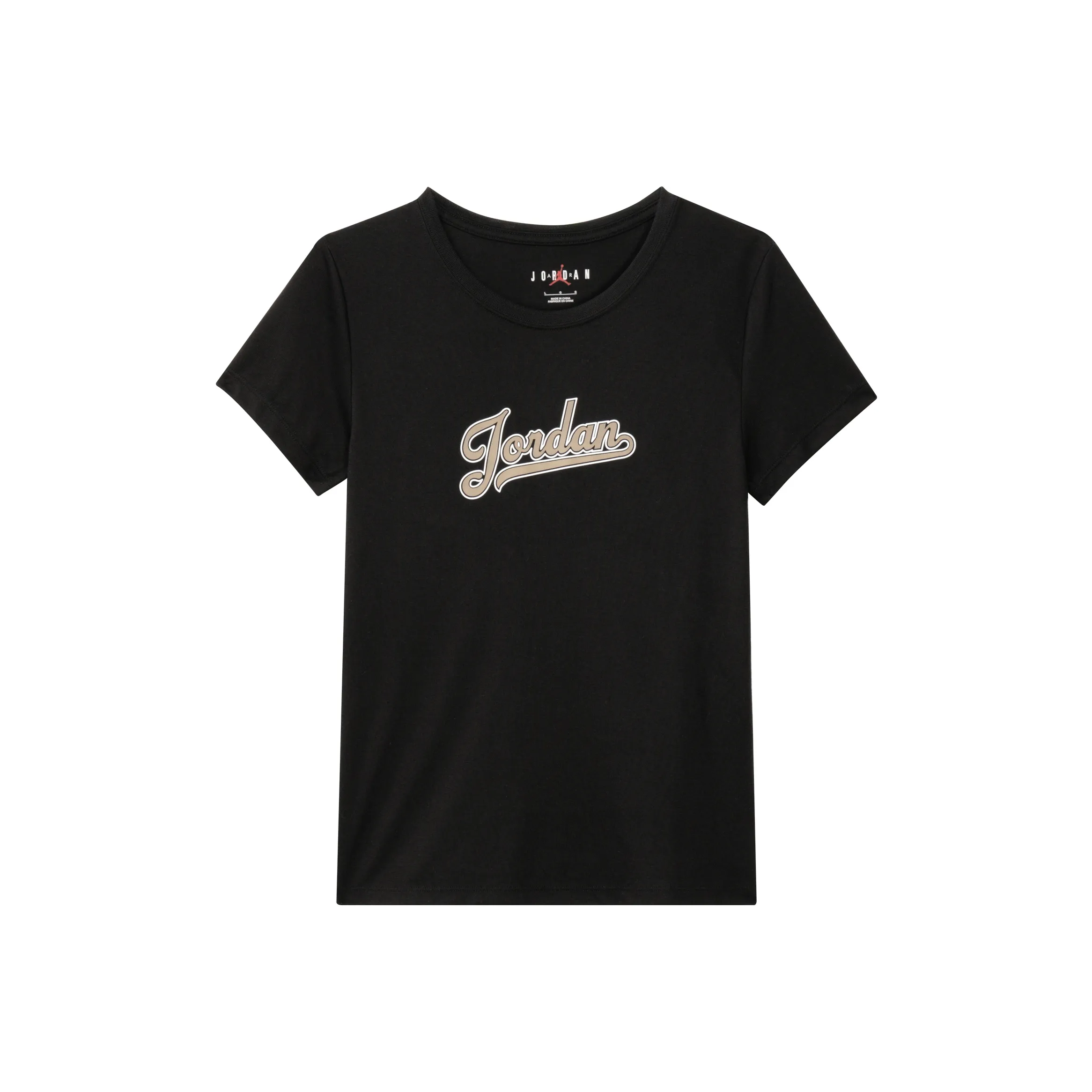 Jordan Черные Женские T-рубашки