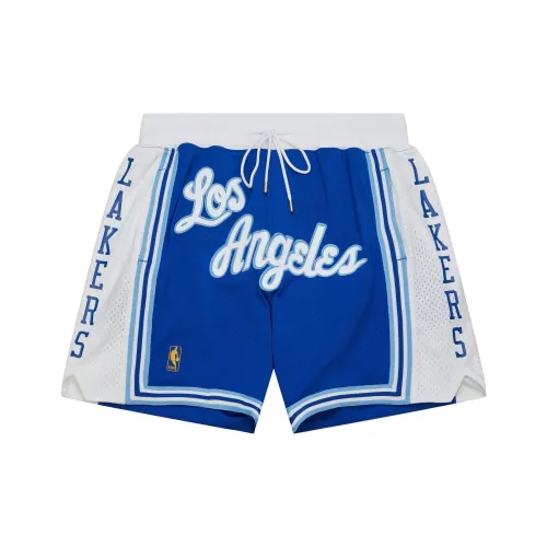 Mitchell Ness Blue Мужские баскетбольные шорты