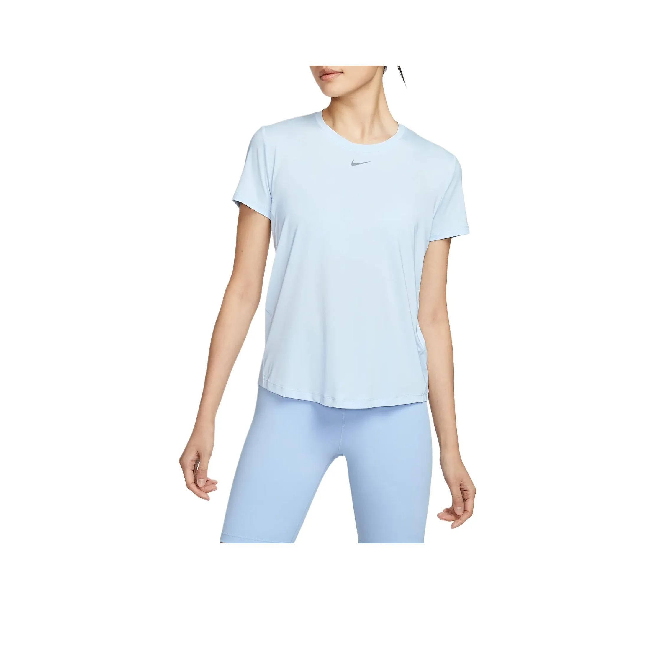 Nike Dri Fit Стандартная футболка Женская Синяя