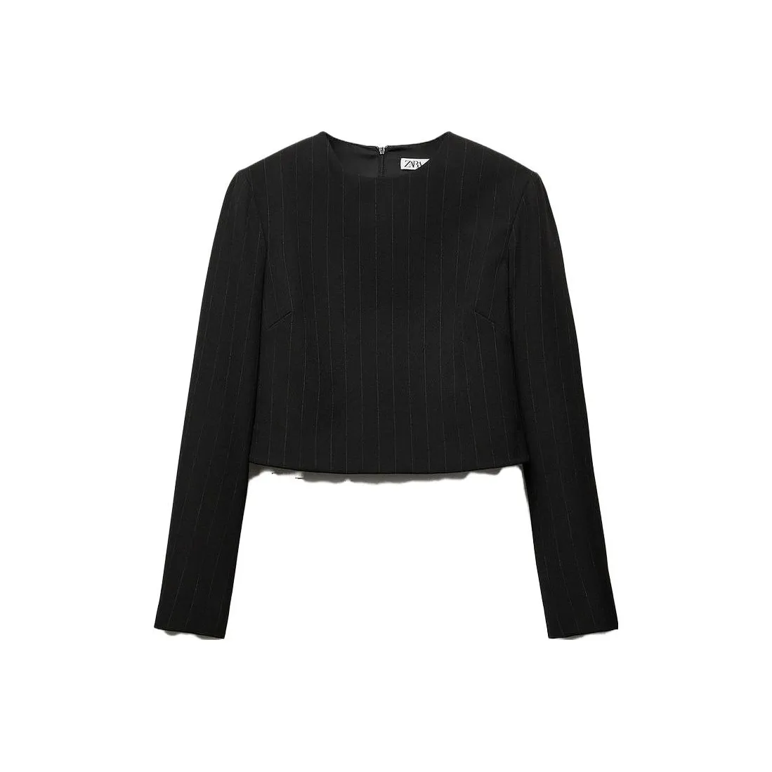 ZARA Crop Tops Women's Black