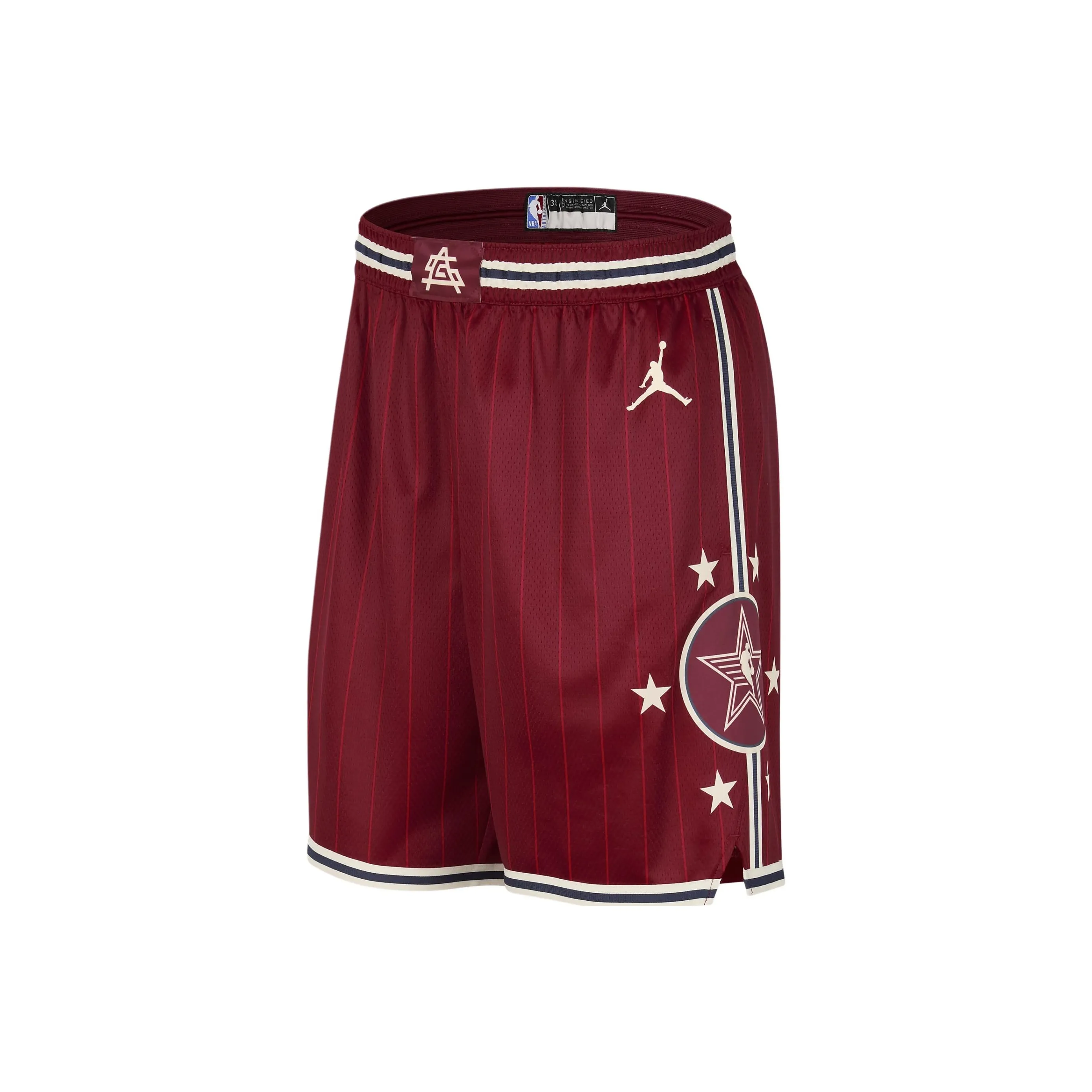 Найк Баскетбольные шорты SW Фанатская версия Мужские Темно-красные