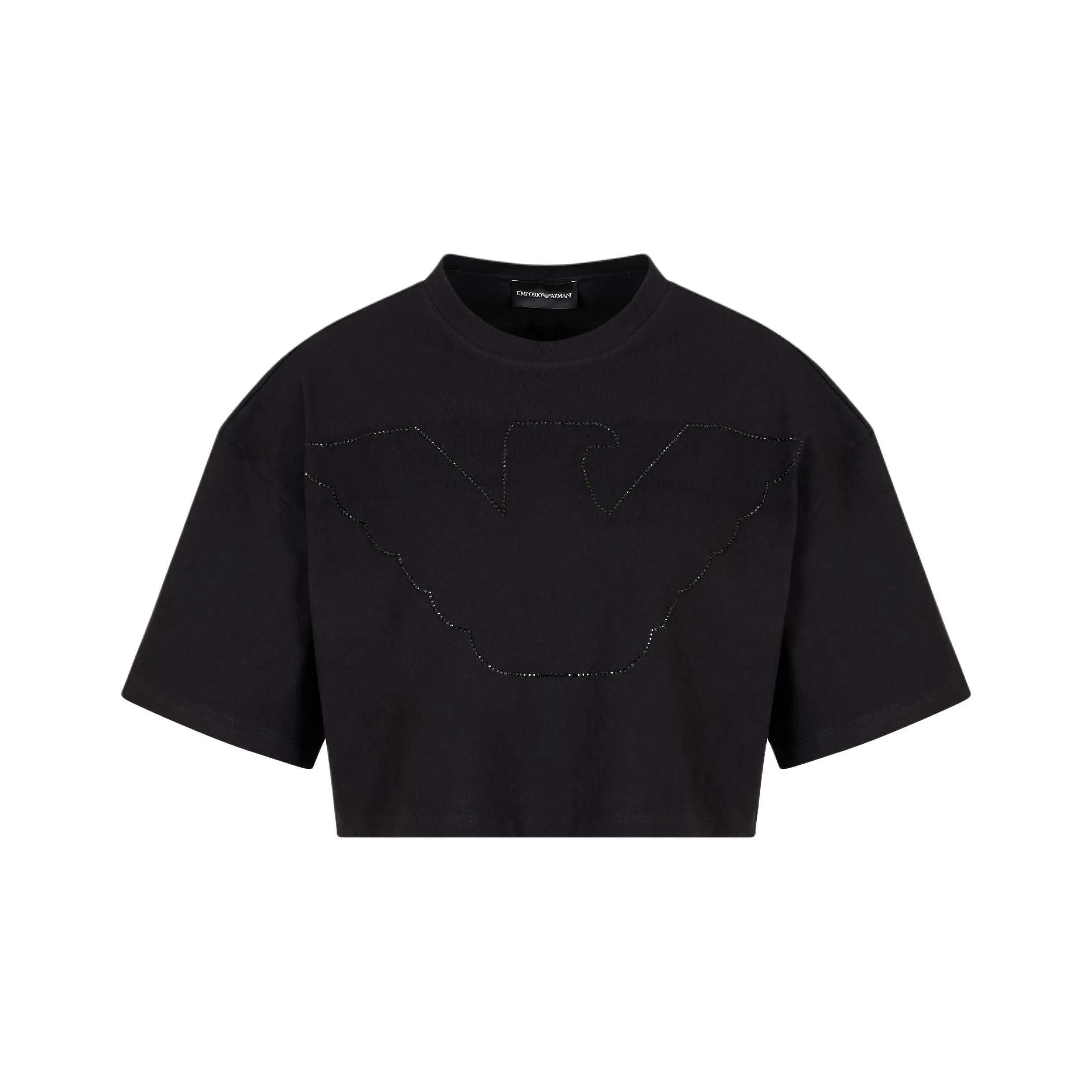EMPORIO ARMANI Logo embellished T shirt