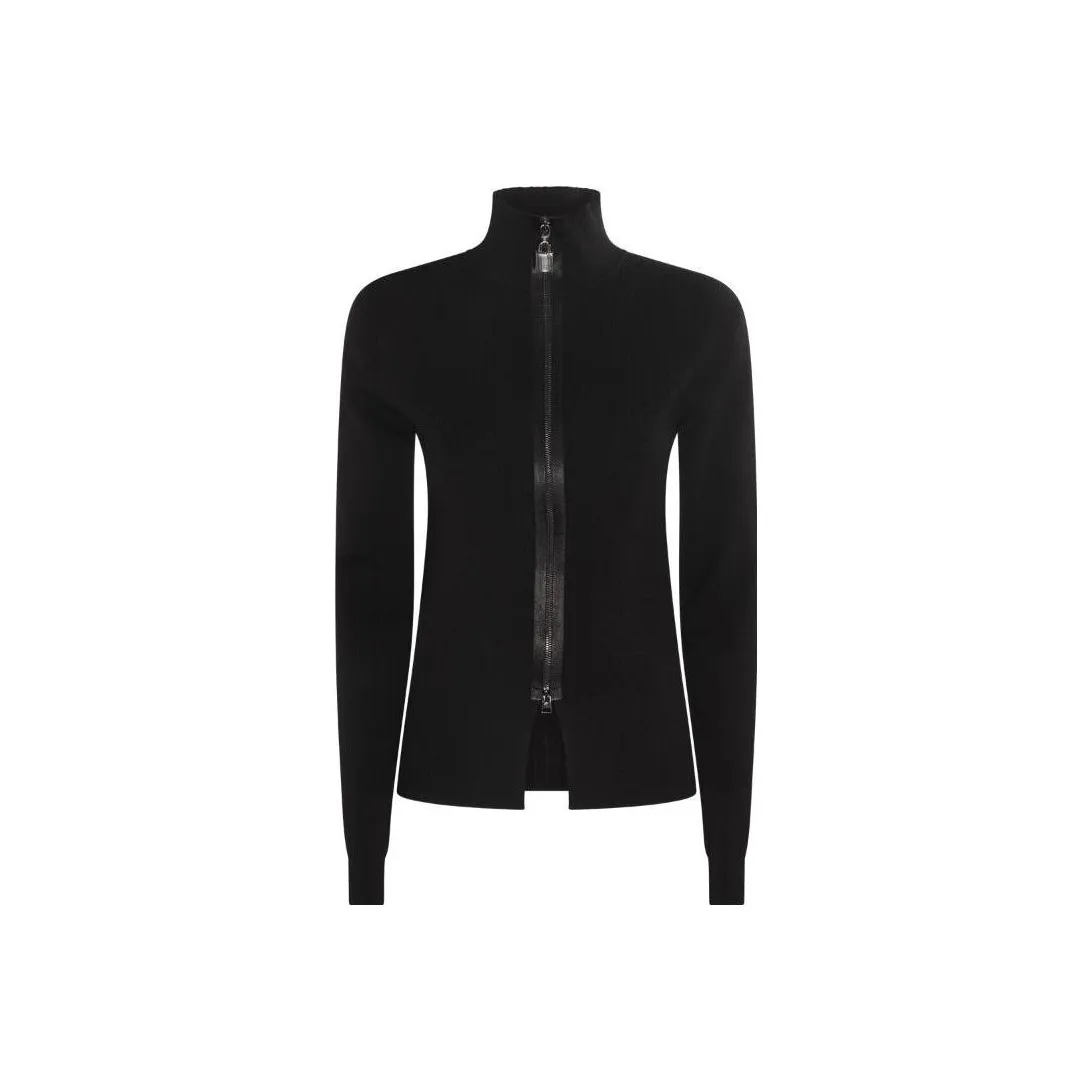 TOM FORD Padlock detail Zipped Cardigan
