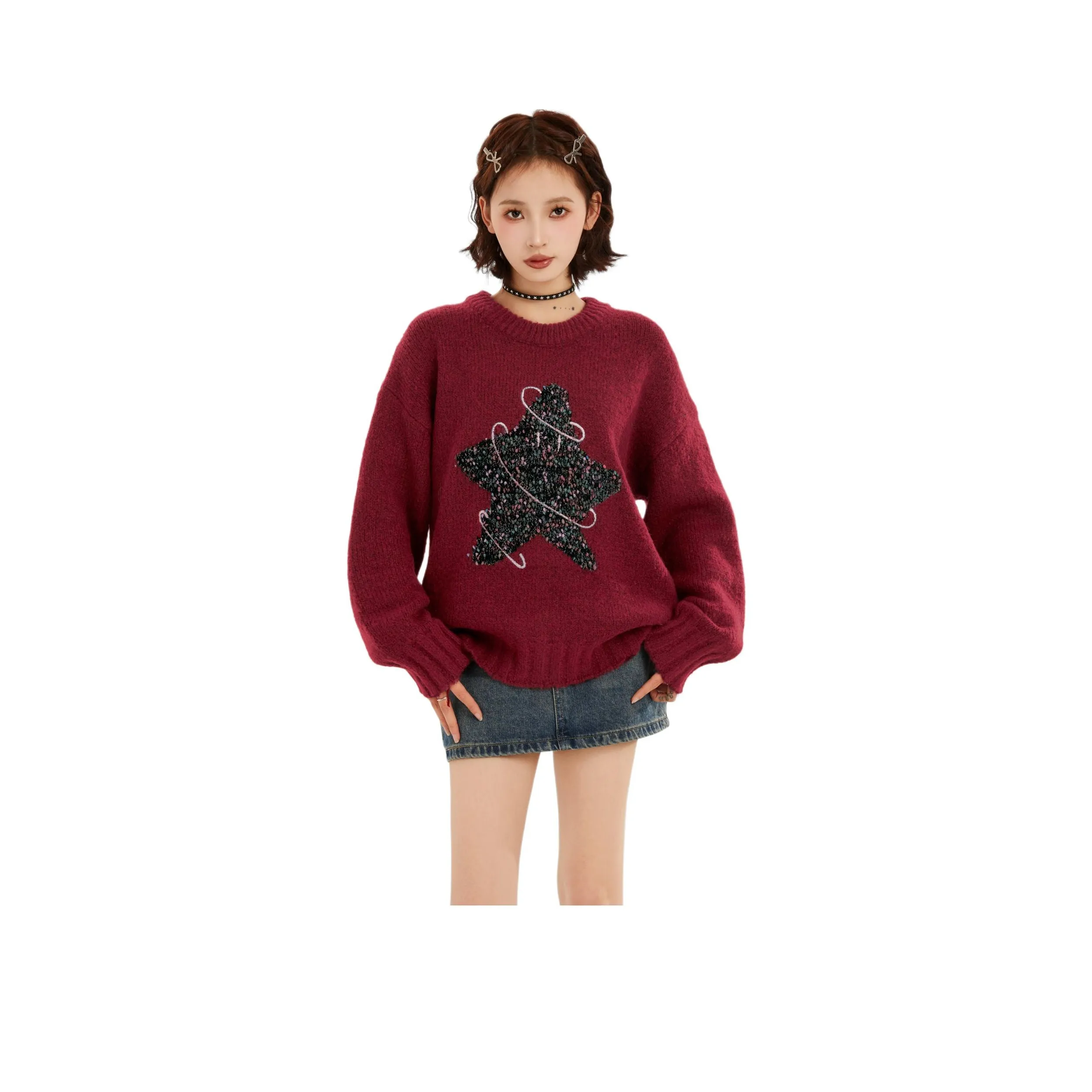 Princess Berdele Свитер Женский Красный