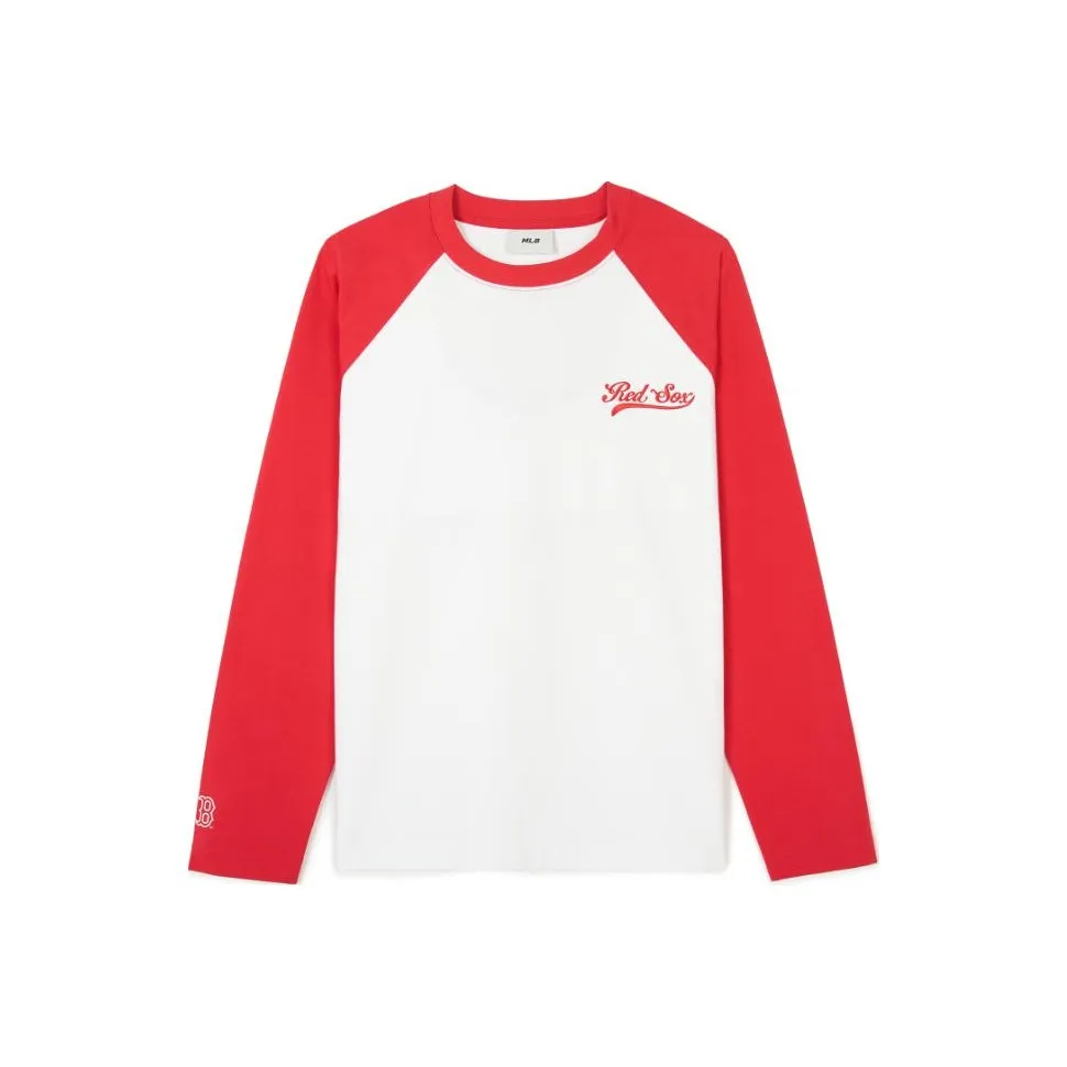 MLB SS24 Raglan Sleeve T Shirt Women's Red