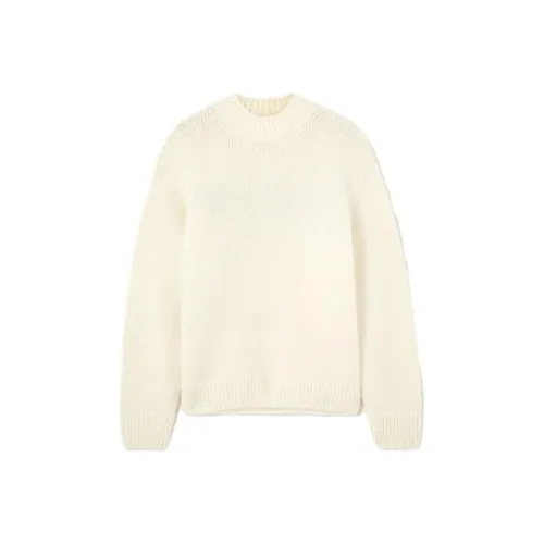 Jacquemus Сливочный Женские Свитеры