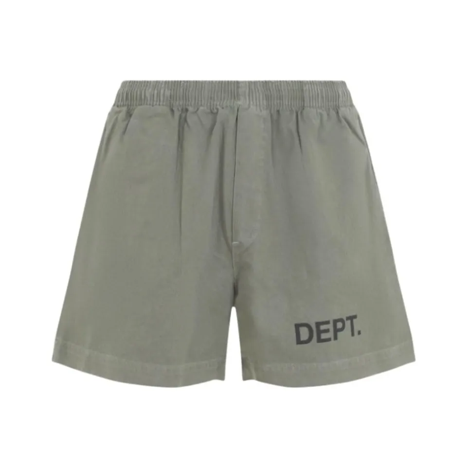 Gallery Dept. Logo print Cotton Shorts