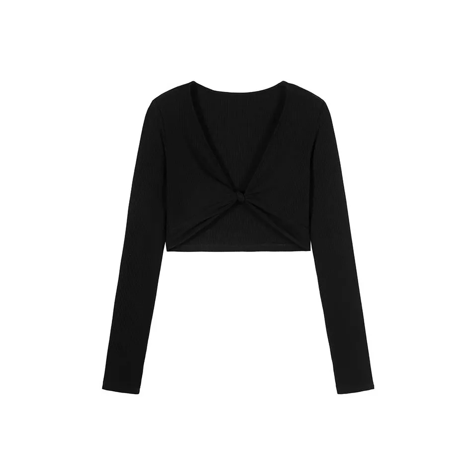 CARIEDO Черный Женские Короткие Топы