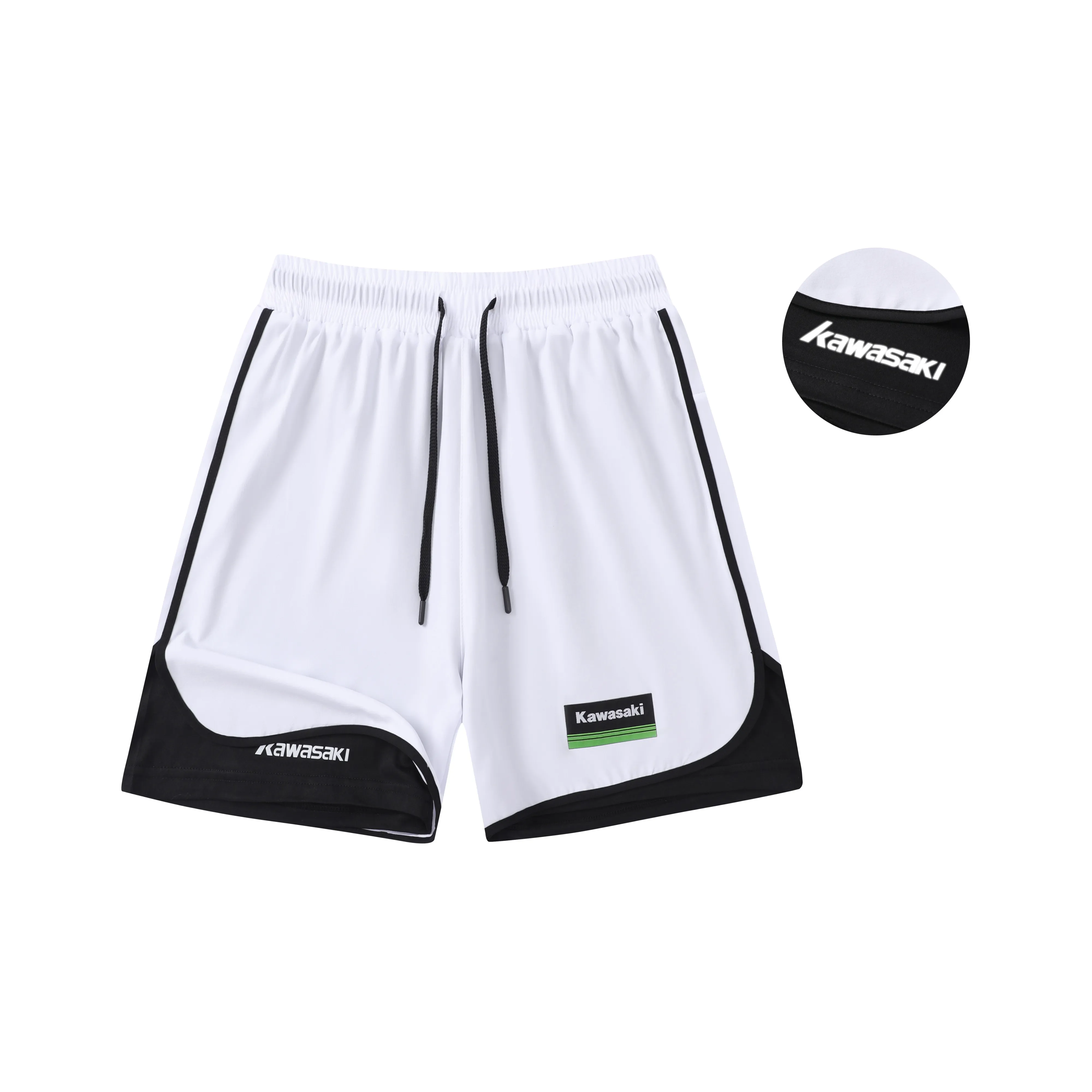 Kawasaki Повседневные шорты Унисекс Черный