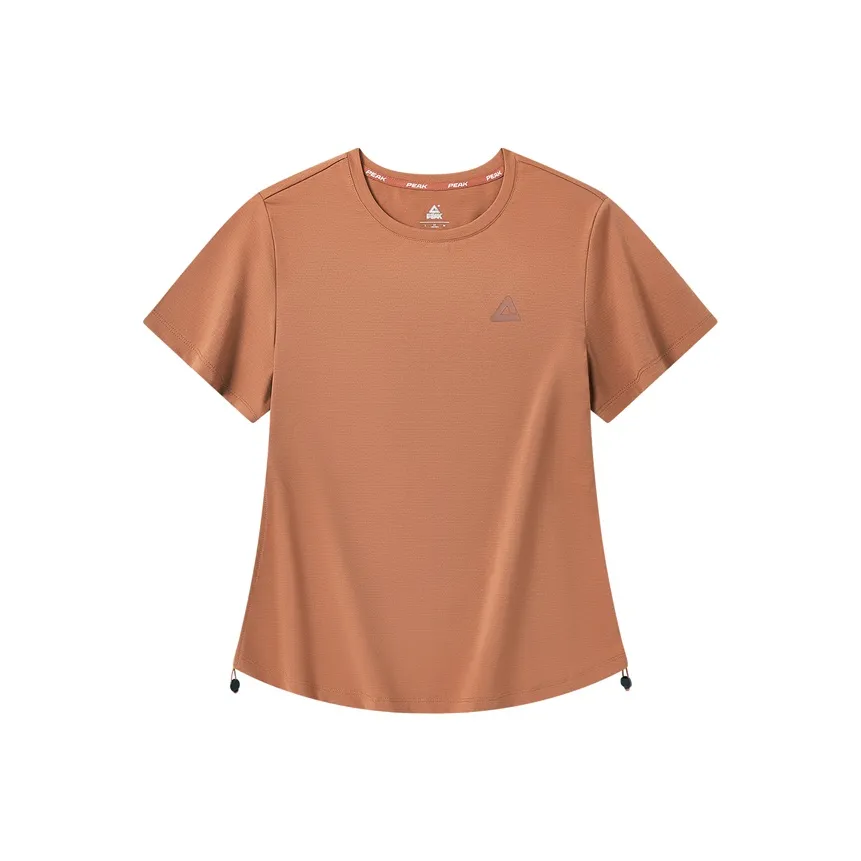 PEAK T Рубашка Женская Осенняя Оранжевая
