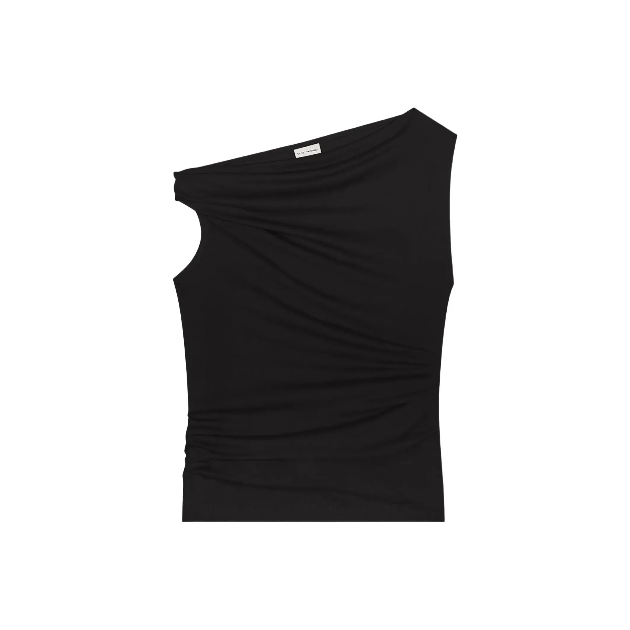 DRIES VAN NOTEN Off Shoulder Top Black
