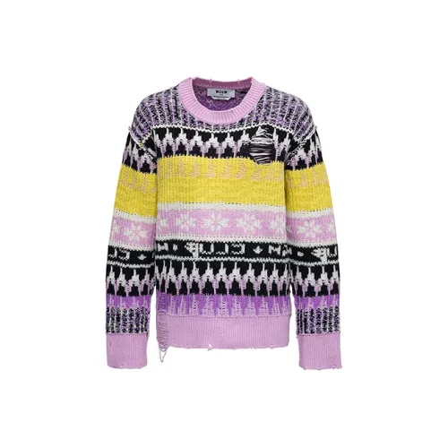 MSGM Многоцветные Женские Свитеры
