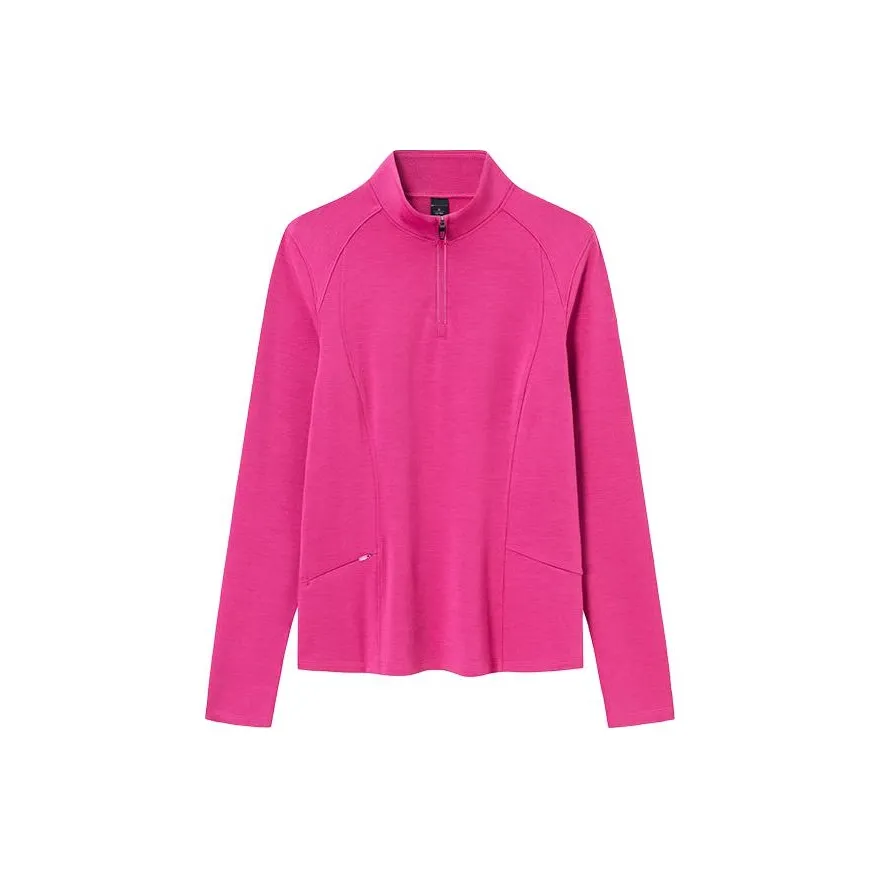 Anta Raglan Sleeve T Shirt Women's Dark Magenta