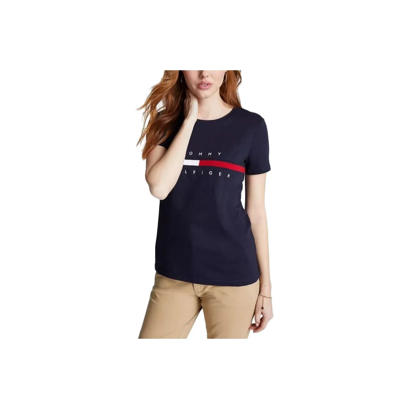Tommy Hilfiger T Shirt Women's Navy Blue