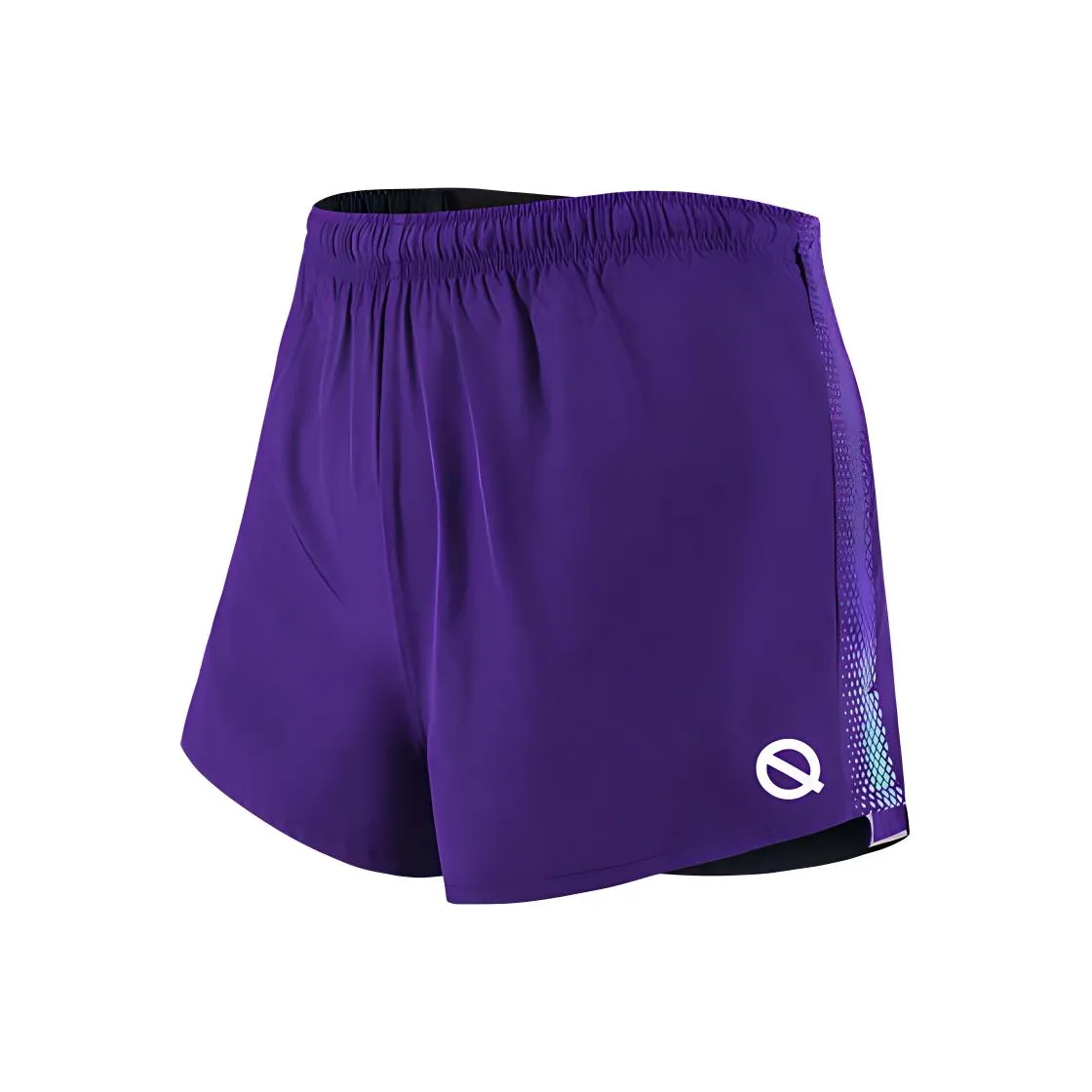 Qinkung Бег Шорты Мужские Ink Purple