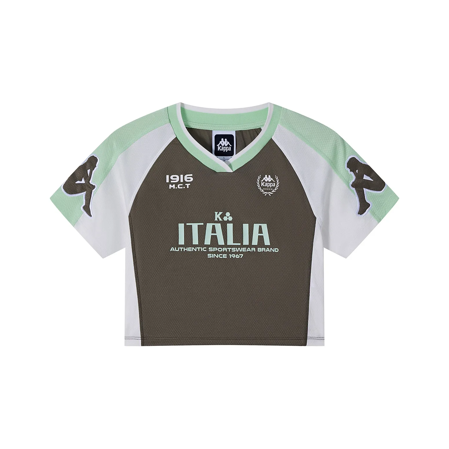 Kappa Summer T Shirt Women's Water Lily Green