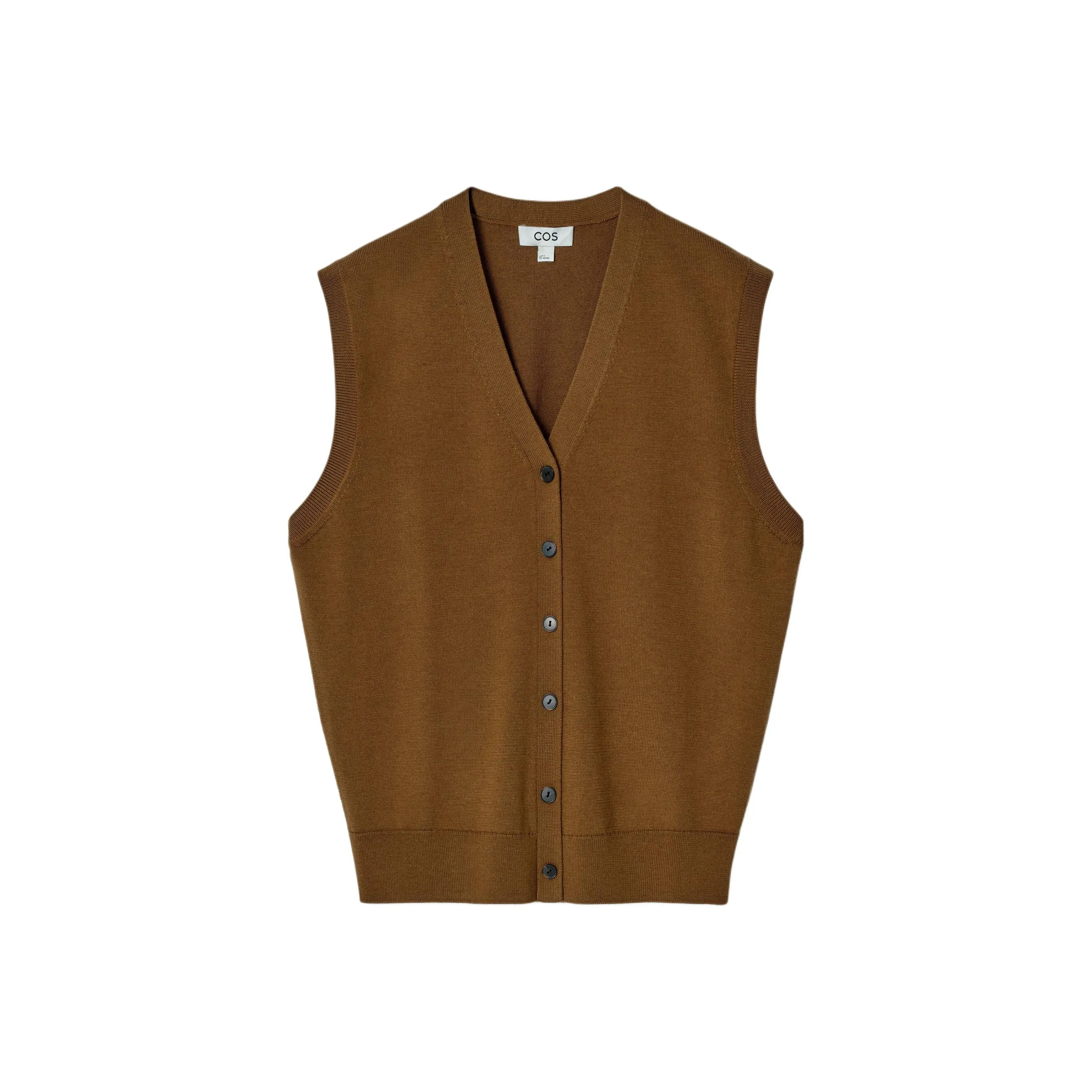 COS Коричневые Женские Майки