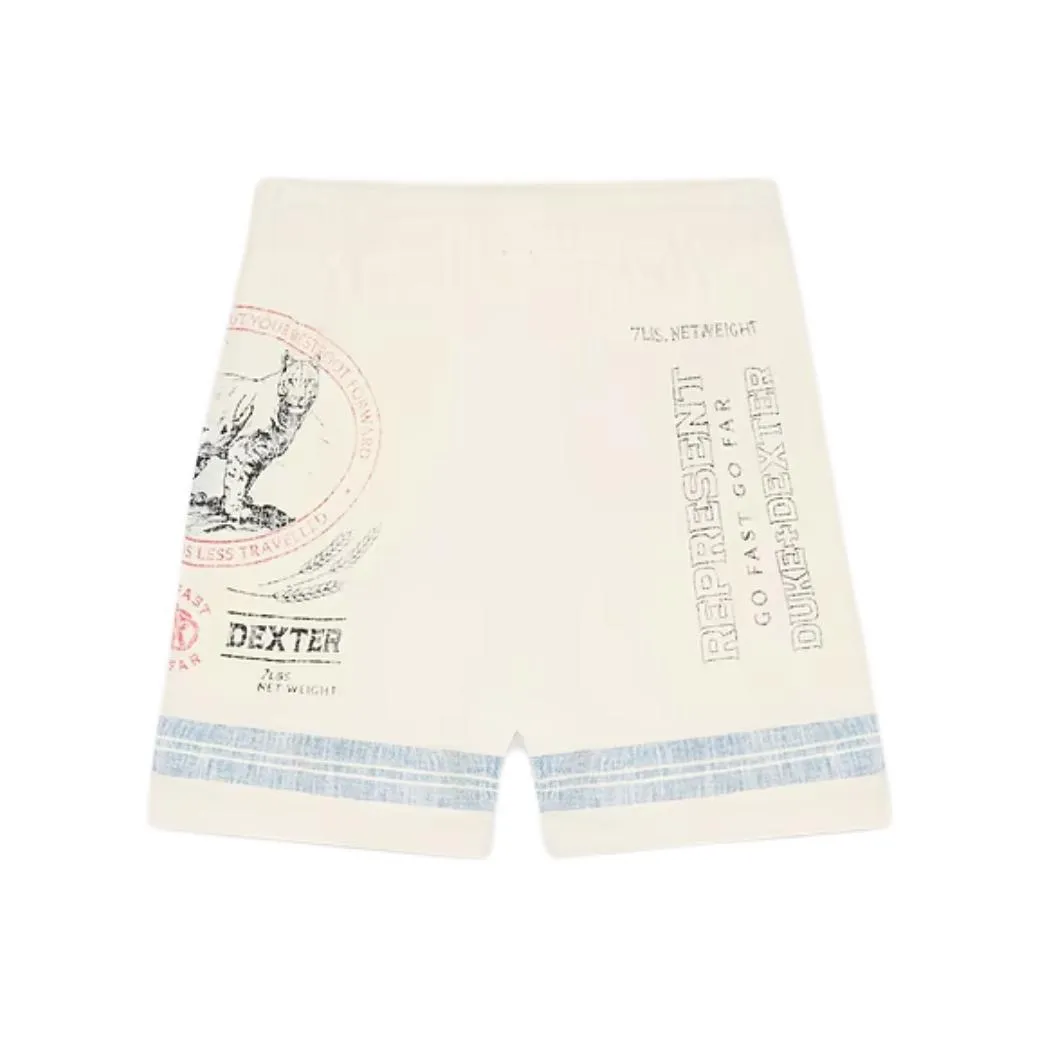 REPRESENT x DUKE DEXTER FW24 Casual Shorts Men's Natural Color