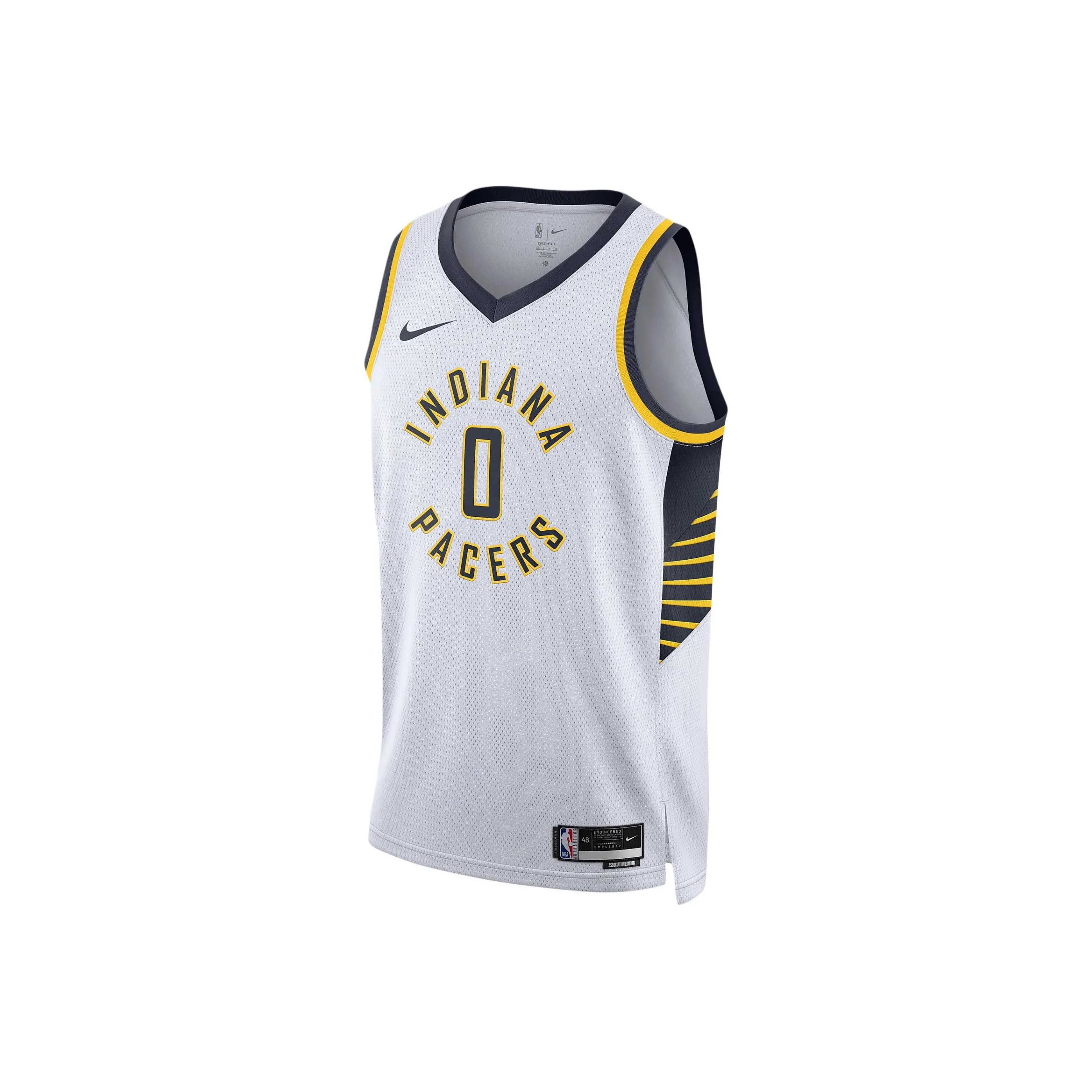 Nike Indiana Pacers Баскетбольная Джерси Мужская Белая