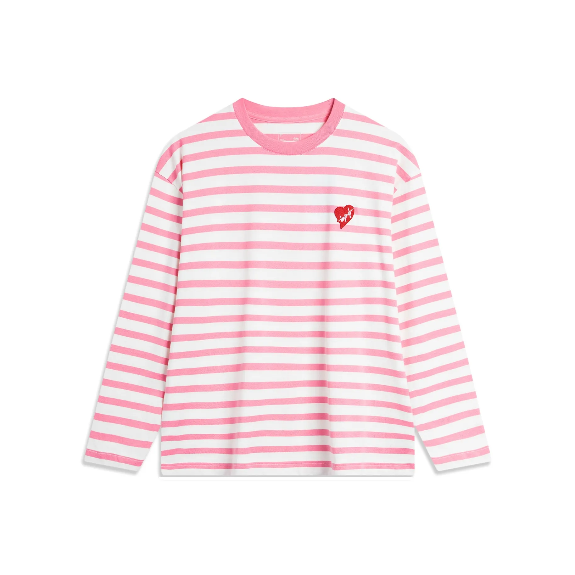 LiNing Sports Fashion Collection Drop Shoulder Sleeve T Shirt Women's Morning Light Pink
