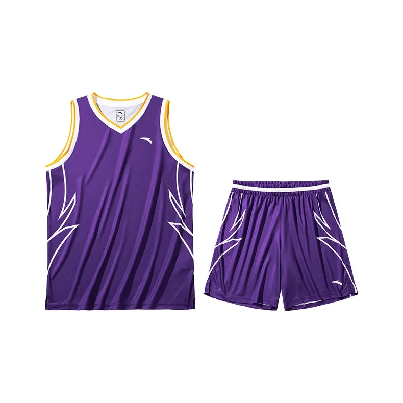 ANTA Basketball Suits Men Dark Navy Purple