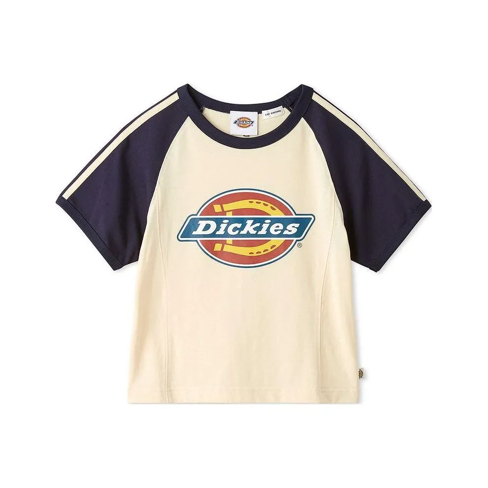 Dickies x Lily Brown Реглан-рукав Т-рубашка Женская Кремовая