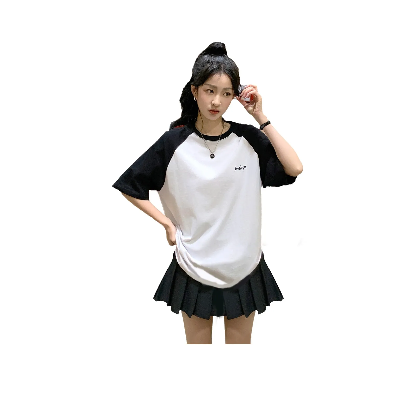 Tonlion Женские футболки с коротким рукавом