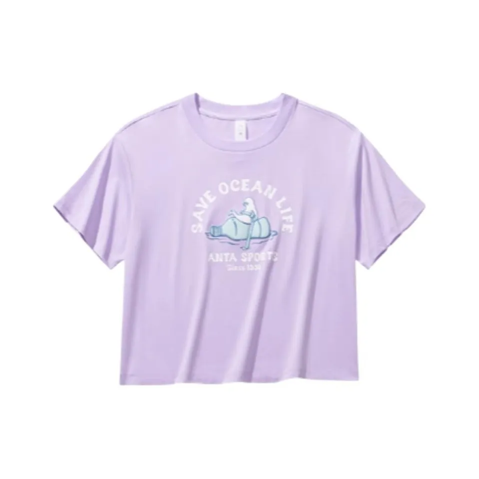 CHAOJIANTA T Shirt Women's Light Dusty Purple