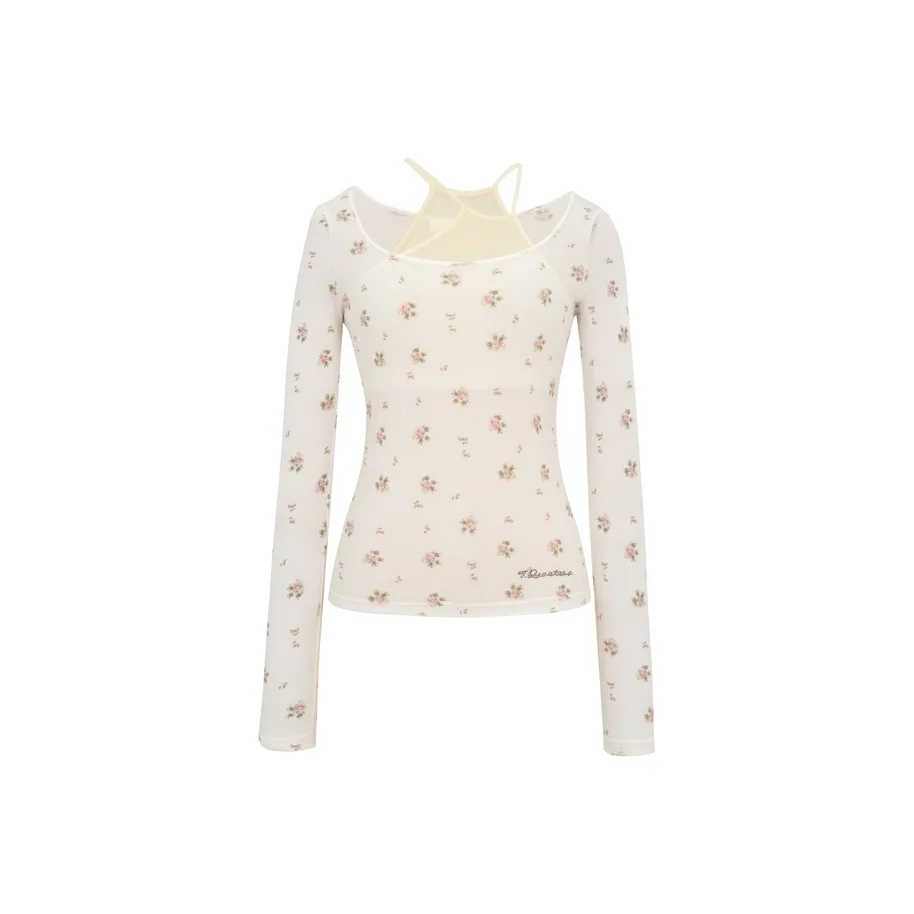 Three Quarters T-Shirt Женская Экрю