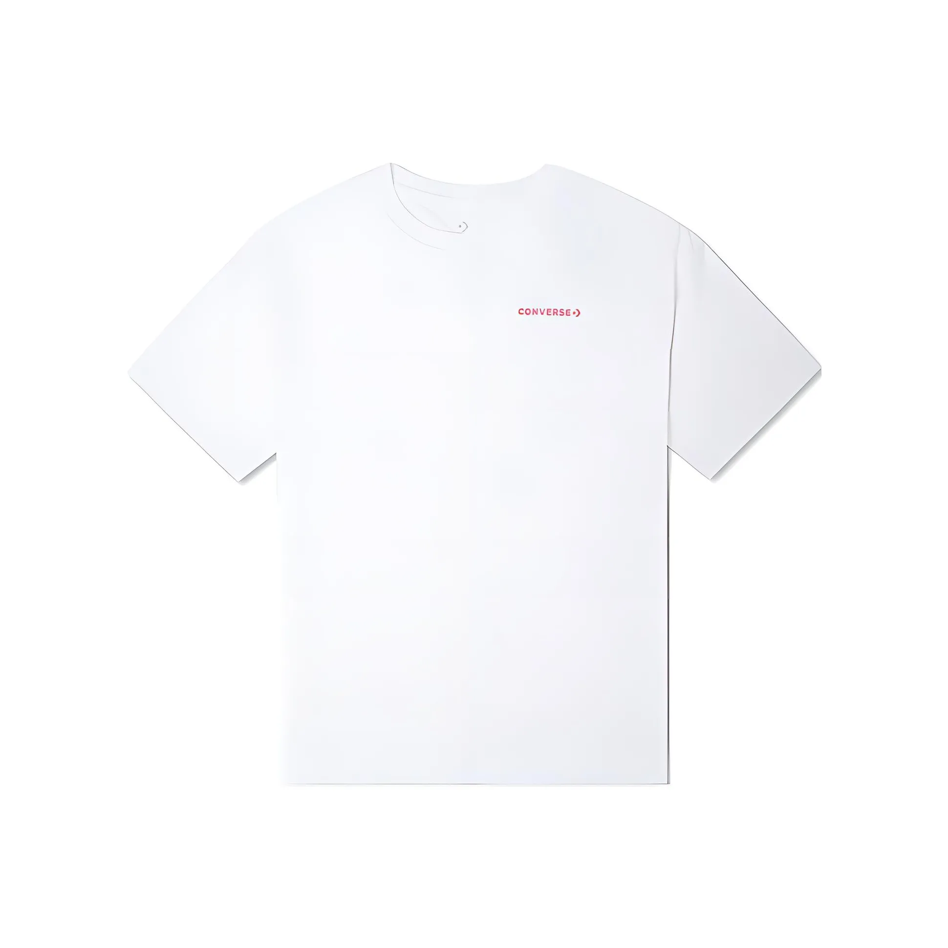 Converse Strawberry Drop Shoulder Sleeve T Shirt Women's White